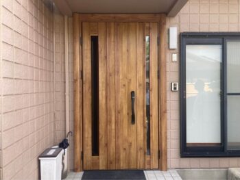 玄関ドア取替え(高性能断熱ﾄﾞｱ･通風機構付き)